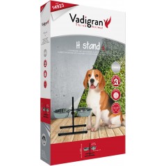 Bar à chien avec 2 mangeoires inox 2x1570ml - Vadigran - 24,65 € - Vadigran - 5411468149234 - Ornibird SRL