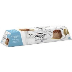 Révélations - Mousseline au thon 4x57gr - Gourmet à 3,99 € - Purina - 12455695 - Gourmet