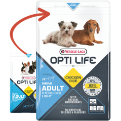 Adult Sterilised/Light Mini - petits chiens adultes - Poulet 7,5kg - Opti Life 431138 Opti Life 41,30 € Ornibird