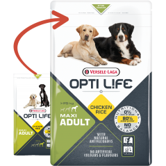 Adult Maxi - grands chiens adultes - Poulet 12,5kg - Opti Life 431140 Opti Life 62,10 € Ornibird