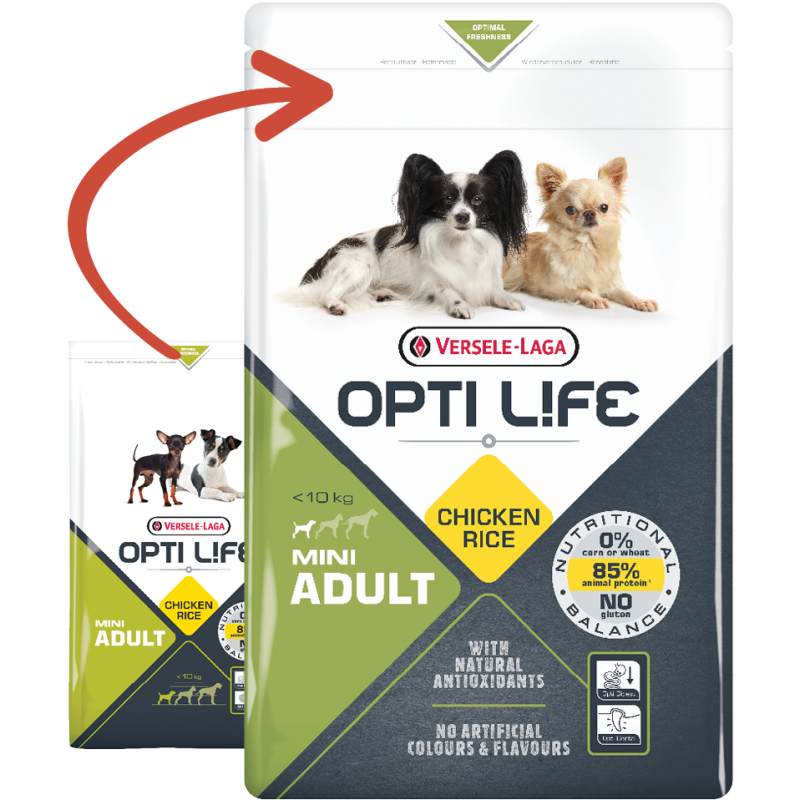 Adult Mini - petits chiens adultes - Poulet 2,5kg - Opti Life 431145 Opti Life 18,75 € Ornibird