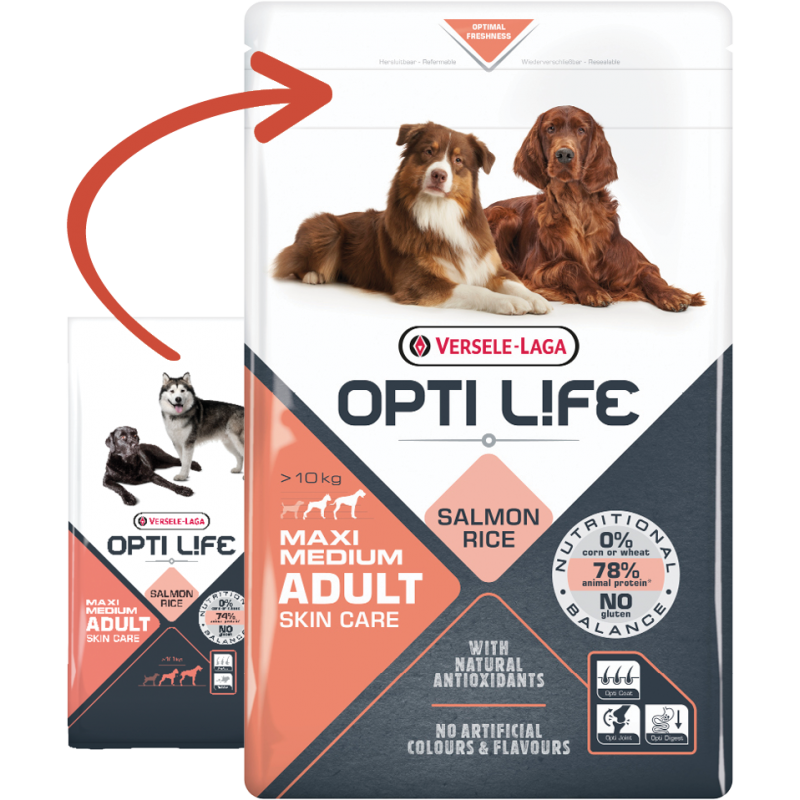 Adult Skin Care Medium & Maxi - chiens grands & moyens - Saumon 12,5kg - Opti Life 431147 Opti Life 69,20 € Ornibird Adult Skin Care Medium & Maxi - chiens grands & moyens - Saumon 12,5kg - Opti Life 431147 Opti Life 69,20 € Ornibird