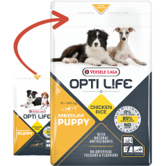 Puppy Medium - moyennes races - Poulet 2,5kg - Opti Life 431153 Opti Life 19,40 € Ornibird