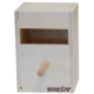 Nid en bois pour oiseaux exotiques avec ouverture 15,5x10x14,5cm