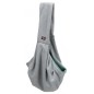 Sac ventral Soft Gris clair/menthe 22x20x60cm - Trixie
