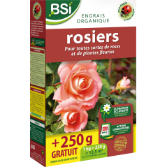 Engrais Bio pour Rosiers 1kg - BSI - 9,95 € - BSI - 5420046620300 - Ornibird SRL