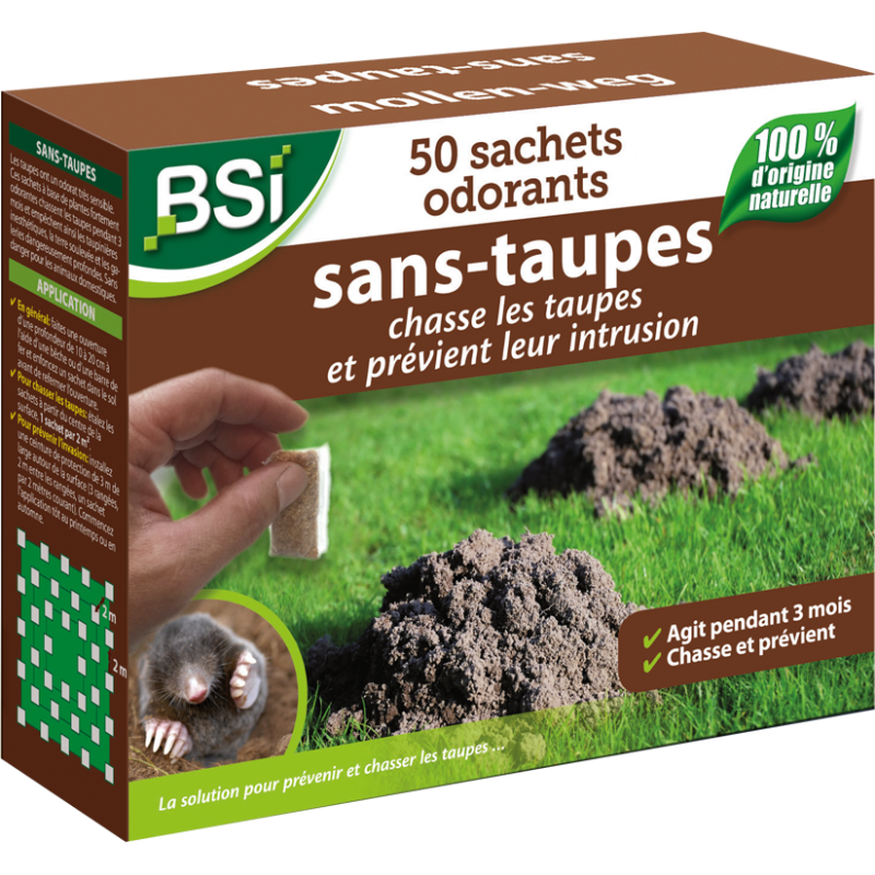 BSI Sans Taupes 50 Sachets Hydrosolubles - BSI