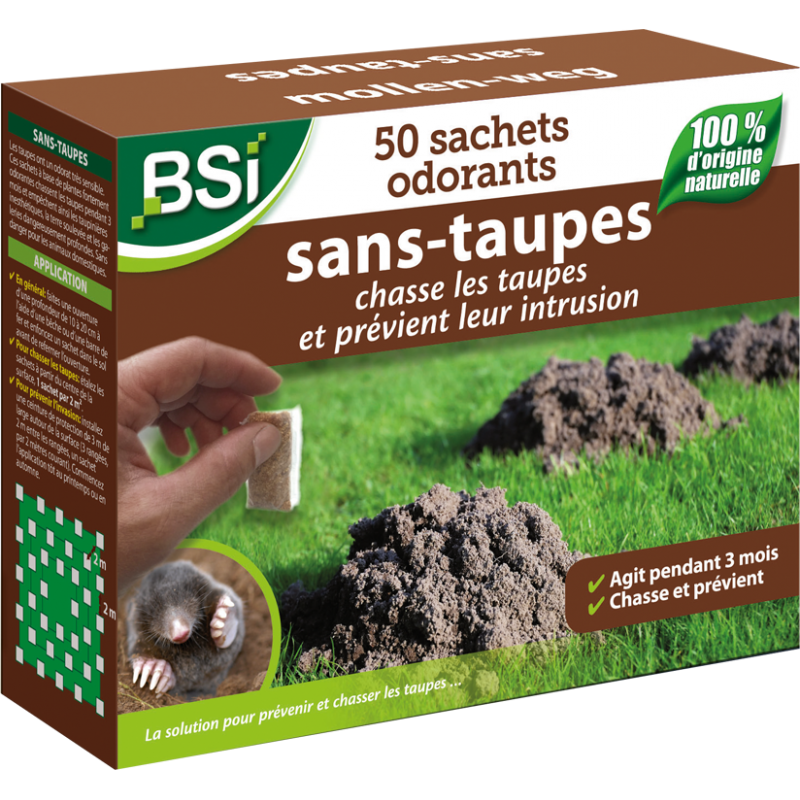 BSI Sans Taupes 50 Sachets Hydrosolubles - BSI 64110 BSI 19,95 € Ornibird