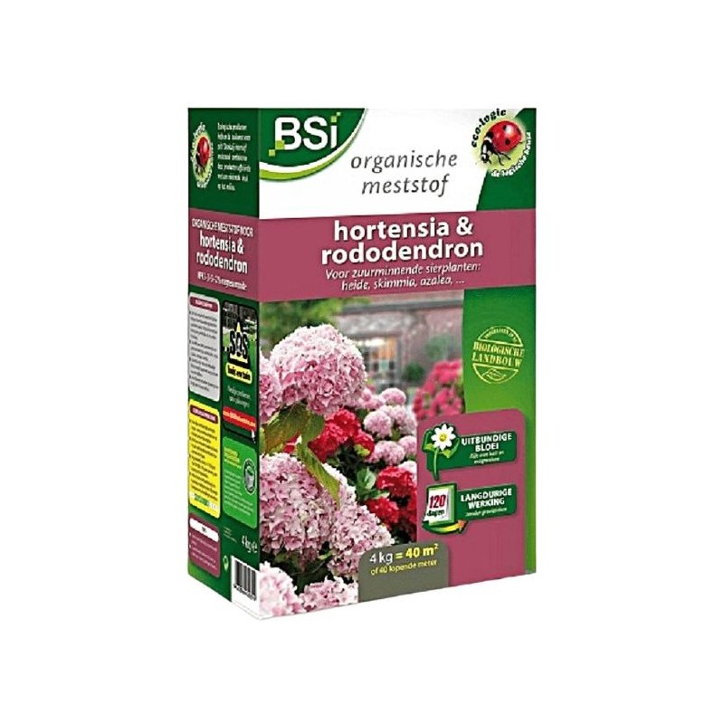 Engrais bio pour hortensia et rhododendron 4kg - BSI
