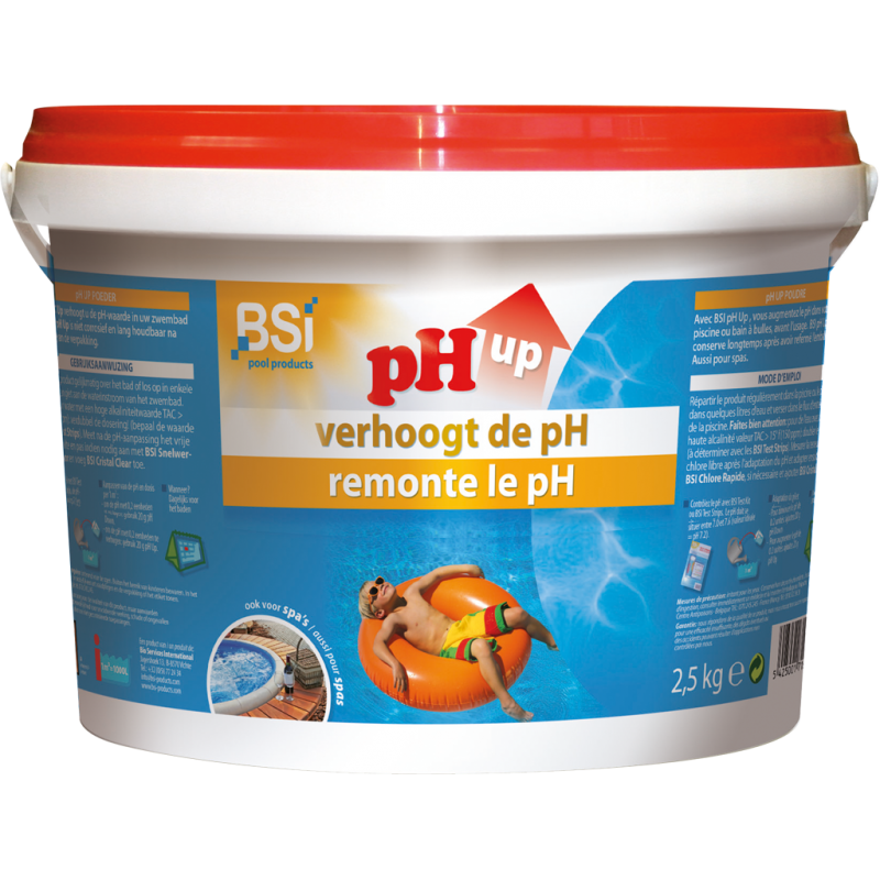 PH UP poudre, augmente pH piscine 2,5kg - BSI PH UP poudre, augmente pH piscine 2,5kg - BSI