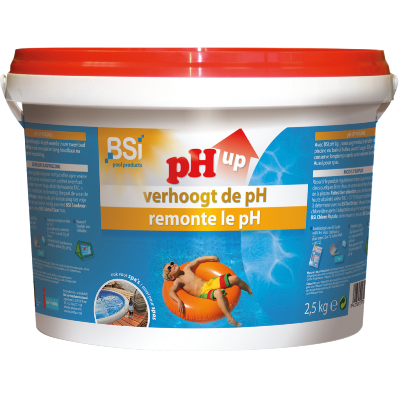PH UP poudre, augmente pH piscine 2,5kg - BSI 6265 BSI 14,50 € Ornibird