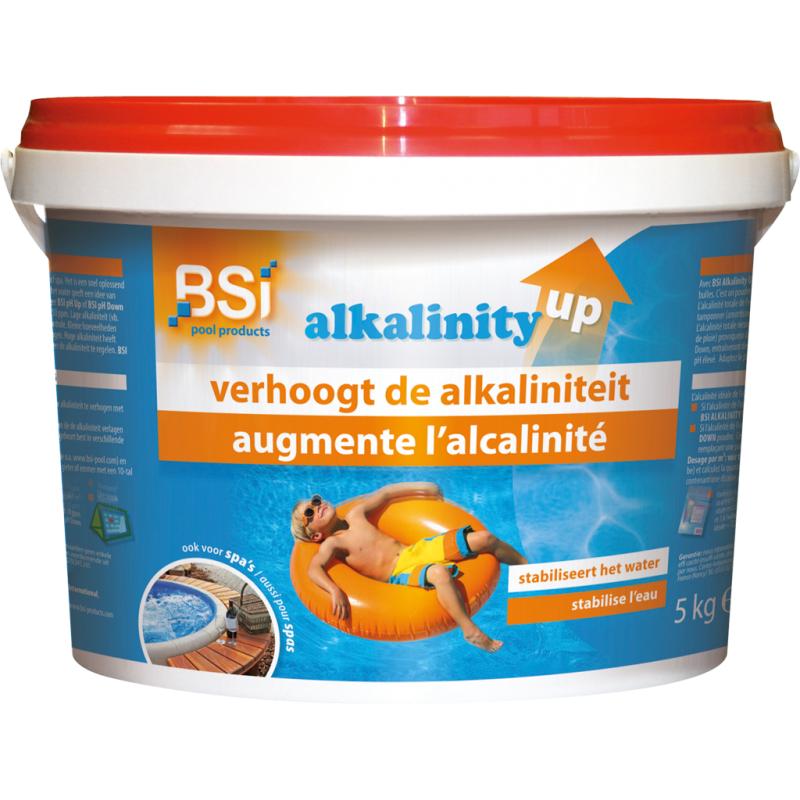 Alkalinity up, remonte l’alcalinité dans votre piscine ou spa 5kg - BSi 6432 BSI 26,95 € Ornibird