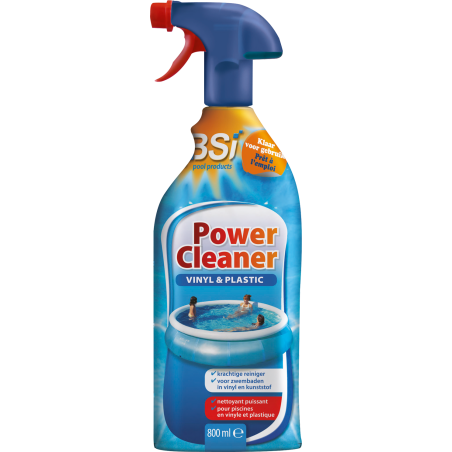 Power cleaner vinyl & plastics 800ml - BSI à 11,95 € - BSI - 40025 - Piscine