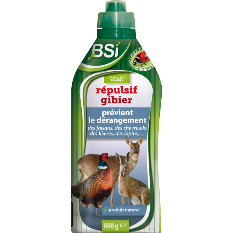 Répulsif gibier 600gr - BSI 19519 BSI 12,95 € Ornibird Répulsif gibier 600gr - BSI 19519 BSI 12,95 € Ornibird