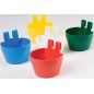 Mangeoire ou Abreuvoir arrondi 300ml pour cages Mangeoire ou Abreuvoir arrondi 300ml pour cages