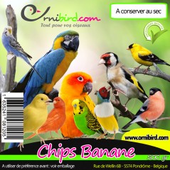 Chips à la Banane 500gr - Ornibird 103095200/kg Private Label - Ornibird 9,05 € Ornibird