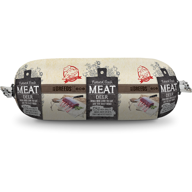 Saucisse pour chien Cerf 600gr Saucisse pour chien Cerf 600gr
