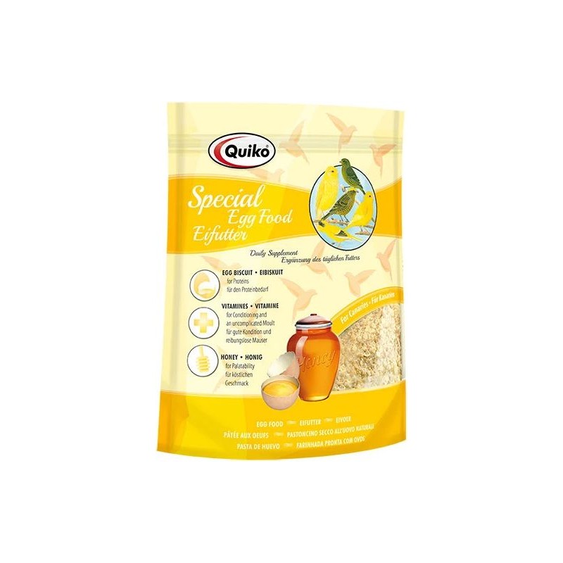 Quiko Special, Pâtée aux oeufs 1kg 100080 Quiko 6,99 € Ornibird Quiko Special, Pâtée aux oeufs 1kg 100080 Quiko 6,99 € Ornibird