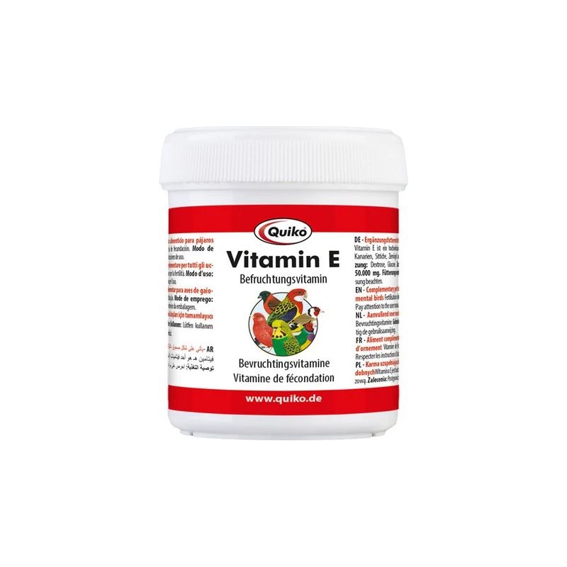 Quiko Vitamine E 140gr 200050 Quiko 13,18 € Ornibird Quiko Vitamine E 140gr 200050 Quiko 13,18 € Ornibird