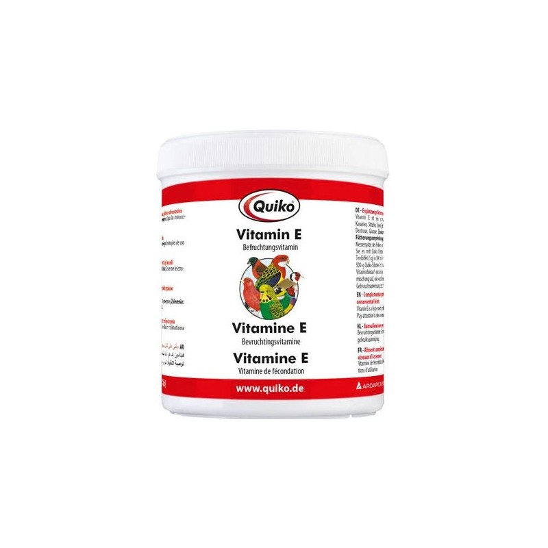 Quiko Vitamine E 350gr 200055 Quiko 27,13 € Ornibird Quiko Vitamine E 350gr 200055 Quiko 27,13 € Ornibird