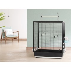 Cage oiseaux Primo 60 noir 80x50x115cm - Vadigran - 173,60 € - Vadigran - 5411388562304 - Ornibird SRL
