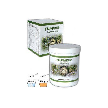 Faunakur, vitamines d'élevage 250gr - Easyyem à 13,50 € - Easyyem - EASY-FAUN250 - Vitamines et Compléments