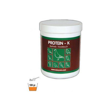 Protein - K, levure de bière et ail 250gr - Easyyem à 7,60 € - Easyyem - EASY-PROK250 - Vitamines et Compléments