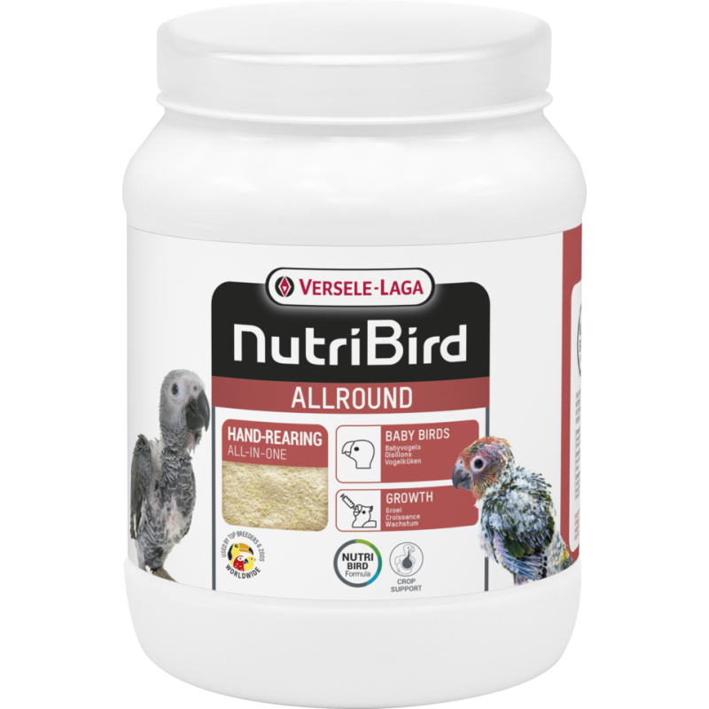 Allround - Elevage à la main pour toutes sortes d'oisillons 800gr - Nutribird Allround - Elevage à la main pour toutes sortes d'oisillons 800gr - Nutribird