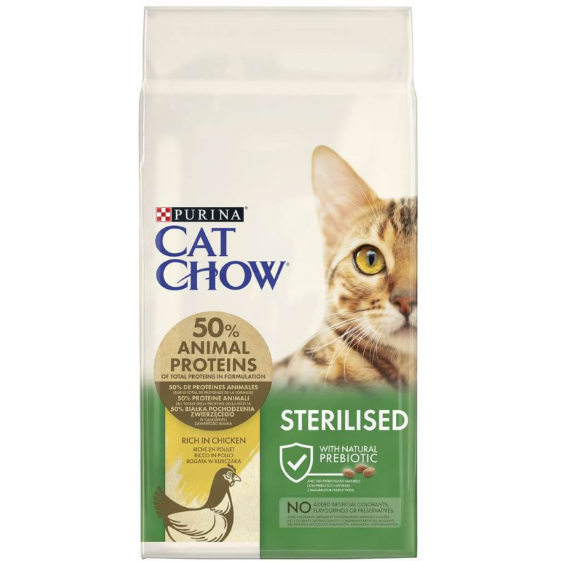 Cat Chow Sterilised Poulet 3kg - Purina 12251685 Purina 18,35 € Ornibird