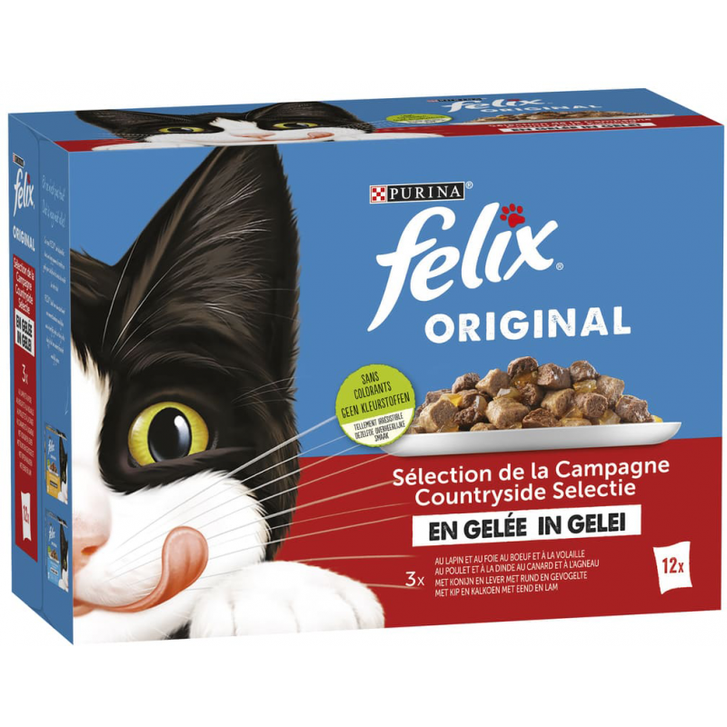 Original - Sélection de la campagne en gelée 12x85gr - Felix Original - Sélection de la campagne en gelée 12x85gr - Felix