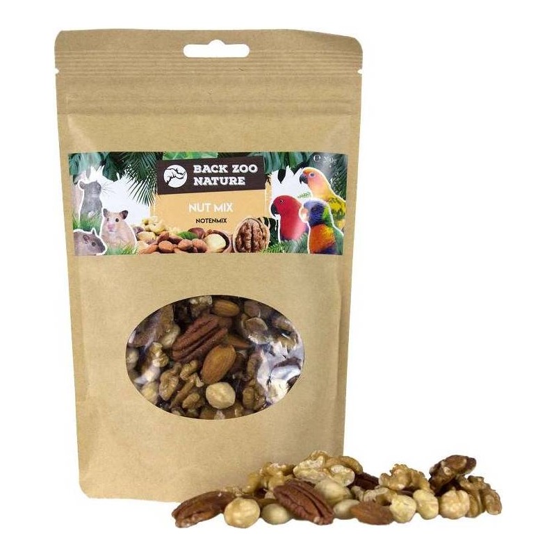 Noix Mix 200gr - Back Zoo Nature ZF1891 Back Zoo Nature 9,00 € Ornibird