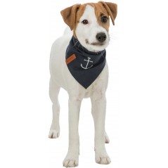 BE NORDIC Bandana Ancre L/50cm bleu foncé - Trixie à 7,00 € - Trixie - 17325 - Casquettes & bandanas