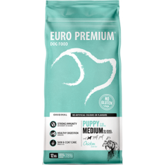 Medium Puppy Chicken & Rice 12kg - Euro Premium à 56,90 € - Euro Premium - Dog Food - 62015 - Euro Premium - Dog Food