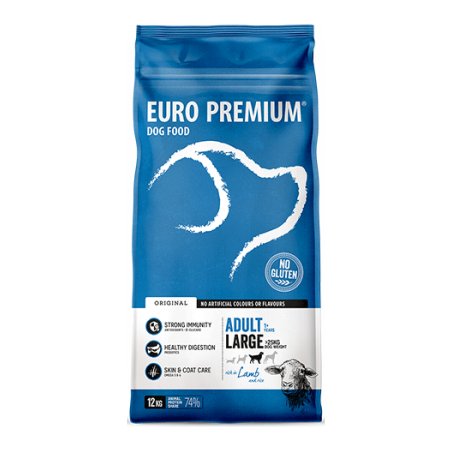 Large Adult Lamb & Rice 12kg - Euro Premium à 64,90 € - Euro Premium - Dog Food - 63135 - Euro Premium - Dog Food