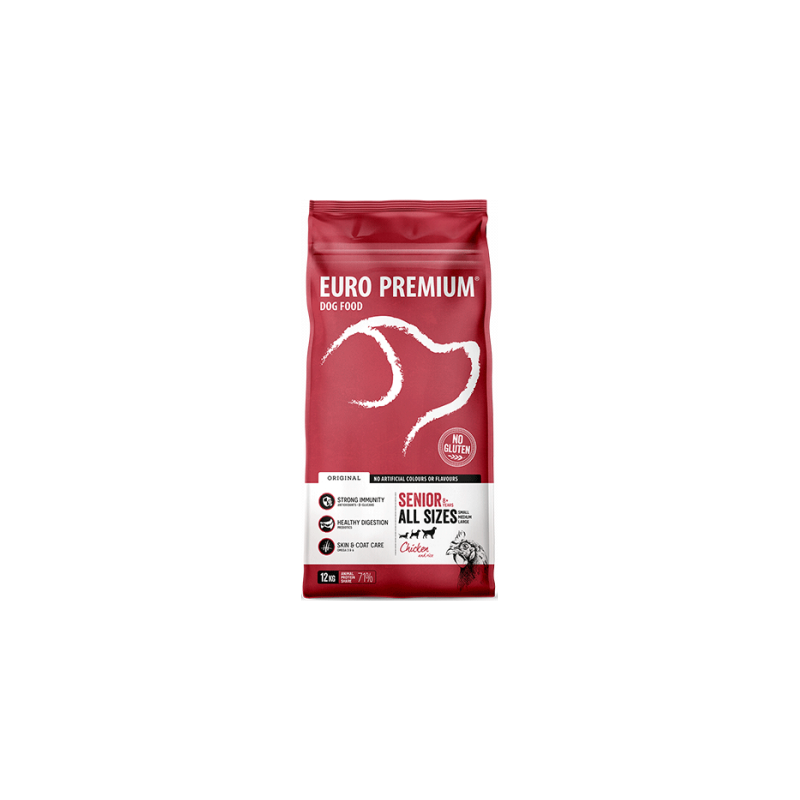 Medium Senior Chicken & Rice 3kg - Euro Premium 62202 Euro Premium - Dog Food 18,95 € Ornibird