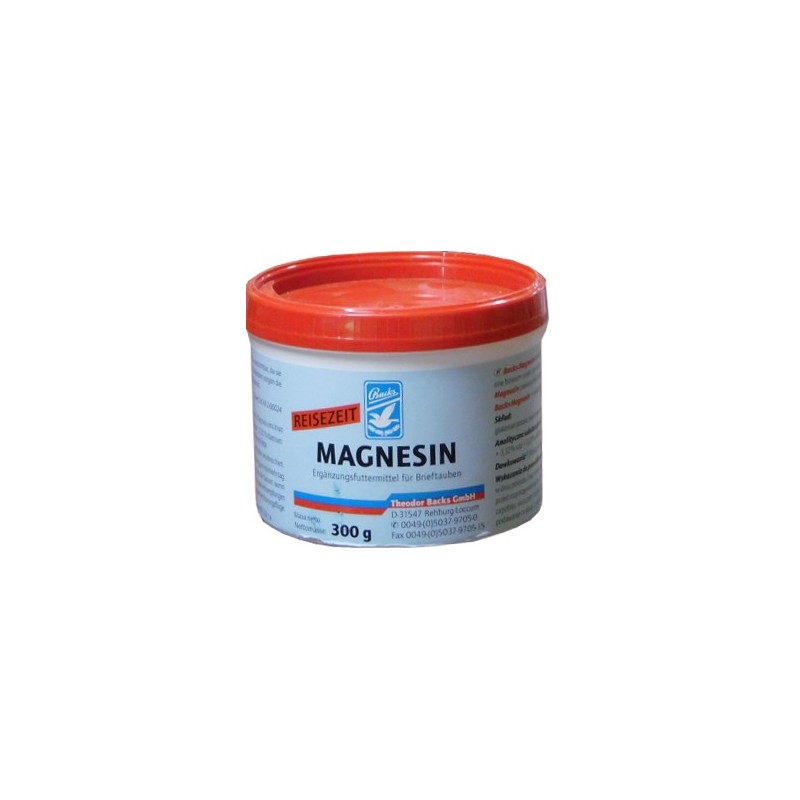 Magnesin (muscles + électrolytes) 300gr - Backs 28035 Backs 24,10 € Ornibird