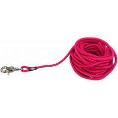 Laisse à pister, ronde Fushia S-L 10m/6mm - Trixie à 8,00 € - Trixie - 19795 - Laisses / Enrouleur