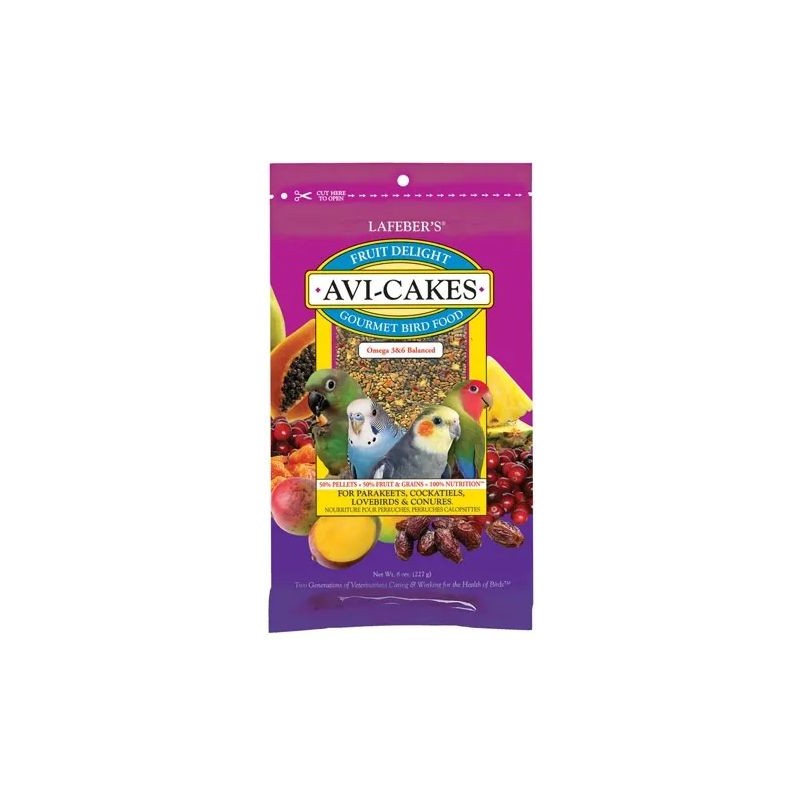 Avi-Cakes Fruit Delight - Cockatiel - 227gr - Lafeber's LF36210 Lafeber's 11,95 € Ornibird Avi-Cakes Fruit Delight - Cockatiel - 227gr - Lafeber's LF36210 Lafeber's 11,95 € Ornibird