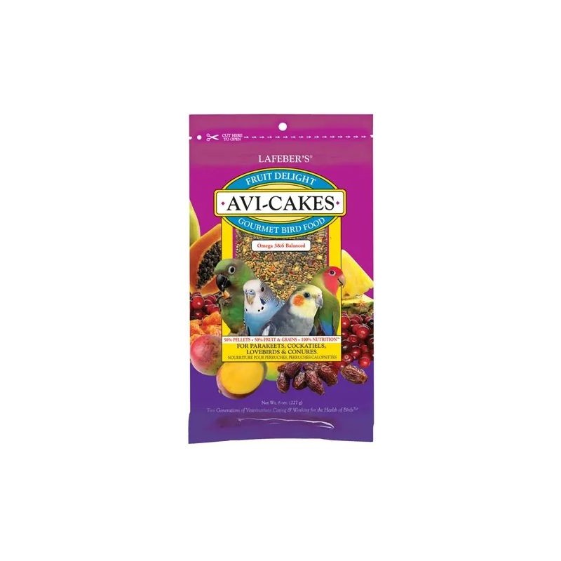 Avi-Cakes Fruit Delight - Cockatiel - 227gr - Lafeber's LF36210 Lafeber's 11,95 € Ornibird