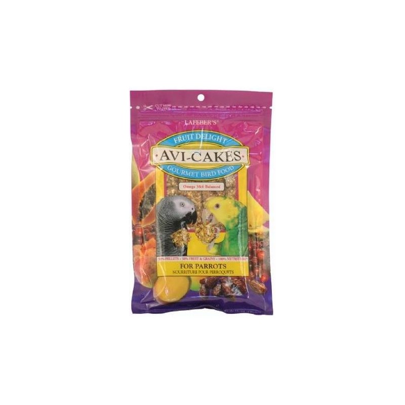 Avi-Cakes Fruit Delight - Parrot - 227gr - Lafeber's LF36230 Lafeber's 11,95 € Ornibird Avi-Cakes Fruit Delight - Parrot - 227gr - Lafeber's LF36230 Lafeber's 11,95 € Ornibird