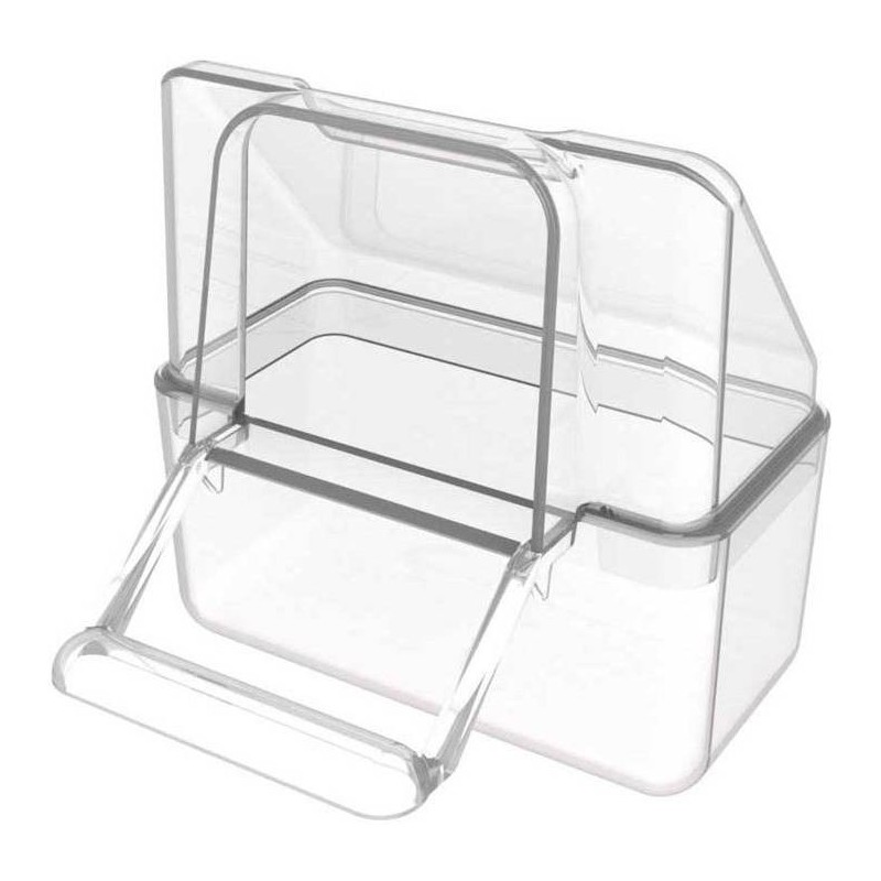 Mangeoire cage Italienne transparent 7x4x8cm - 2G-R ART-024W 2G-R 0,45 € Ornibird