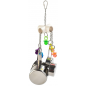 Jouets pour oiseaux avec casseroles