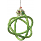 Jouets pour oiseaux Boule de corde L/Vert