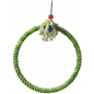 Jouets pour oiseaux Anneaux de corde coton Extra/Vert