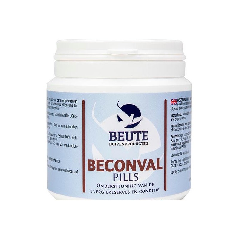 Beconval Pills énergie et condition 75caps - Beute Beconval Pills énergie et condition 75caps - Beute