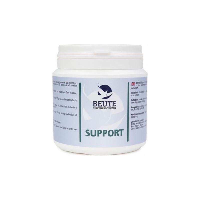Support Caps protéines + vitamines B1, B2, B6, C, E 180caps - Beute BEU7997 Beute 31,30 € Ornibird