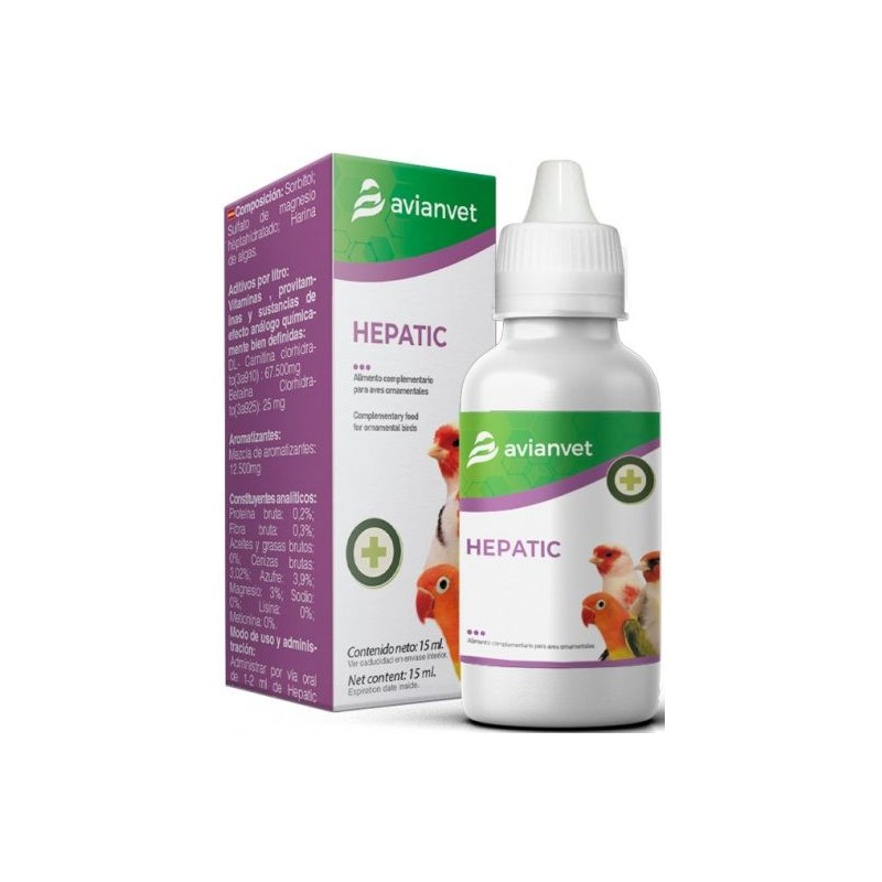 Hepatic Liquide 15ml - Avianvet
