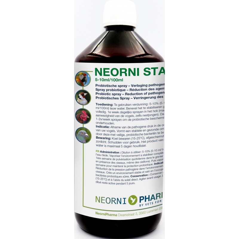 Neorni Stabilizer 1L - Neornipharma NEO-S-1000 Neornipharma 23,00 € Ornibird Neorni Stabilizer 1L - Neornipharma NEO-S-1000 Neornipharma 23,00 € Ornibird