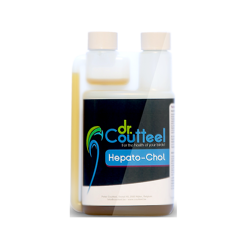 Hepato-Chol 500ml Protector - liver - Dr. Coutteel DRC-0005 Dr. Coutteel 39,80 € Ornibird