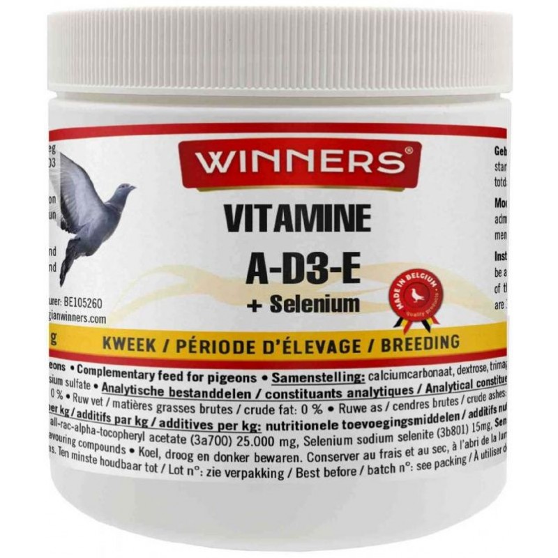 Vitamine A-D3-E 250gr - Winners Vitamine A-D3-E 250gr - Winners